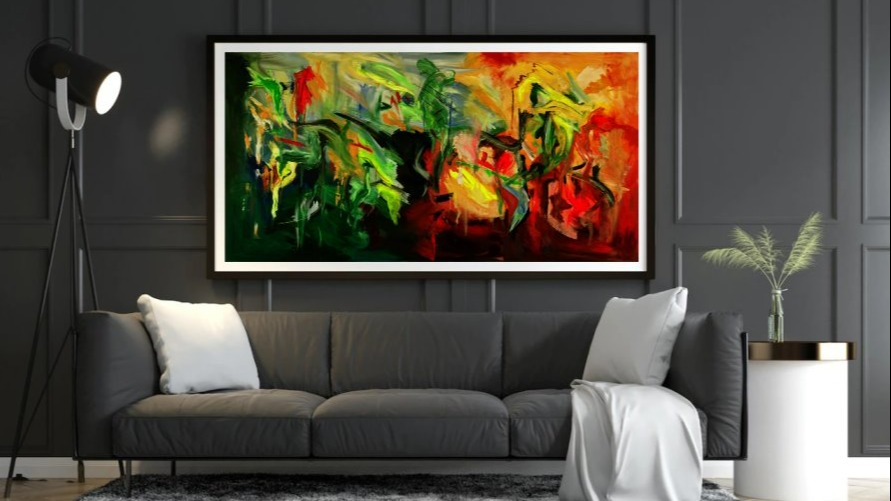 Acryl Bild modern abstrakt